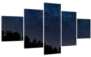 Obraz noční oblohy (125x70 cm)