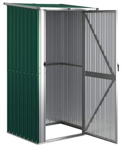 Zahradní domek zelený 118,5 x 97 x 209,5 cm pozinkovaná ocel