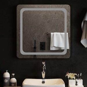 Koupelnové zrcadlo s LED osvětlením 60 x 60 cm