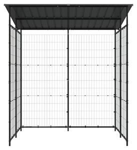 Přístřešek na kola 190 x 190 x 222 cm ocel černý