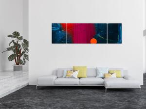Obraz barvy (170x50 cm)