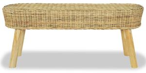 Lavice, přírodní ratan, 110x35x45 cm