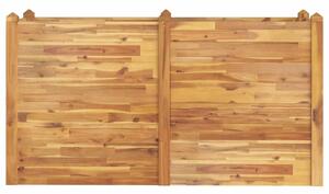 Zahradní vyvýšený záhon 160 x 60 x 84 cm masivní akáciové dřevo