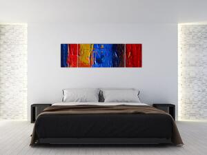 Obraz malířských barev (170x50 cm)