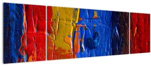 Obraz malířských barev (170x50 cm)