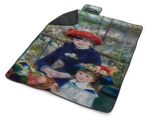 Sablio Plážová deka Dvě sestry (Na Terase) - Pierre-Auguste Renoir: 200x140 cm