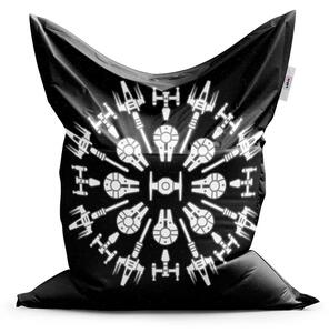 Sablio Sedací vak Star Wars Vesmírné lodě - 150x100 cm