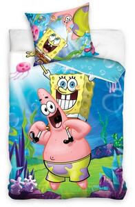 Povlečení Sponge Bob Hijó koníčku - 1x 140/200 + 1x 70/90