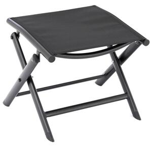 Garthen Sklopná hliníková stolička, černá