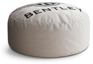 Sablio Taburet Circle Bentley na bílé: 38x48 cm