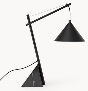 Velká stolní lampa's mramorovou podstavou Reyna
