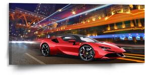 Sablio Obraz Ferrari na ulici - 110x50 cm