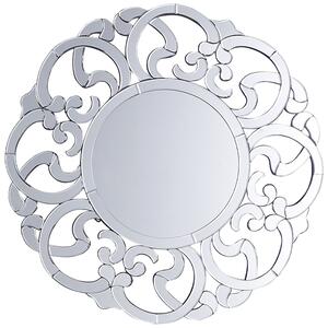 Nástěnné zrcadlo stříbrné ⌀ 70 cm MORNAIX