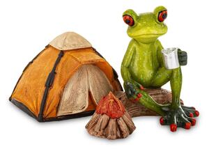 Soška Žaba Pěší turista
