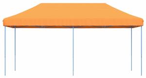 Skládací party stan pop-up oranžový 580 x 292 x 315 cm