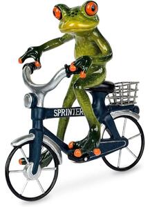 Soška Žaba Cyklista