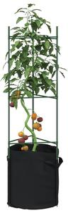 Podpěrné klece pro rajčata s pytlem 4 ks 116 cm ocel a PP 3281484