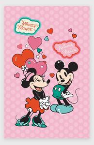 Dětský ručník Minnie a Mickey Mouse vícebarevná 30x50 cm