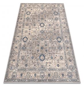 Makro Abra Vlněný kusový koberec NAIN 7586/51635 Klasický béžový modrý Rozměr: 80x150 cm