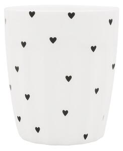 Porcelánový hrnek Mini Hearts 290 ml – dark blue