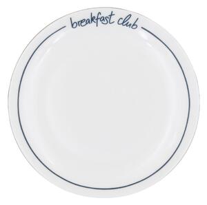 Porcelánový talíř Breakfast Club Ø 20,4 cm – dark blue
