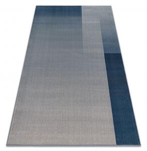 Makro Abra Vlněný kusový koberec NAIN 7710/51644 Moderní Geometrický béžový modrý Rozměr: 80x150 cm