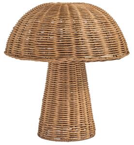Stolní lampa Houba ALERO Ratan Přírodní