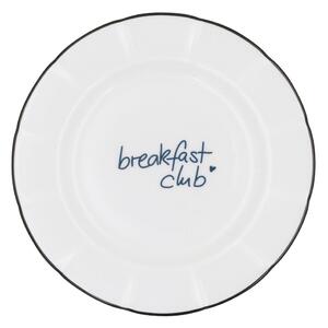 Porcelánový talíř Breakfast Club Ø 20,4 cm – blue