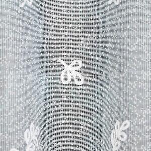 Dekorační metrážová vitrážová záclona KAROLINA bílá výška 30 cm MyBestHome
