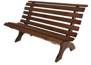 Dřevěná lavice mořená Exteriér | Zahradní lavice