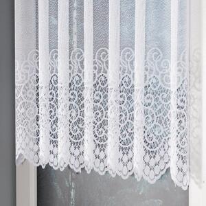 Dekorační metrážová vitrážová záclona VIOLETTA bílá výška 70 cm MyBestHome