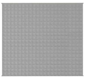 Zátěžová deka šedá 200 x 230 cm 9 kg textil