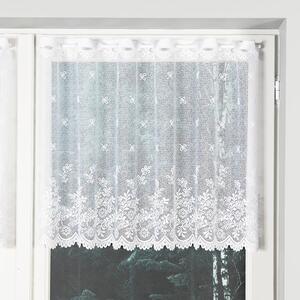 Dekorační metrážová vitrážová záclona KAROLINA bílá výška 60 cm MyBestHome
