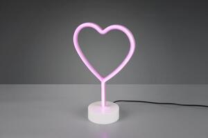 TRIO reality R55210101 HEART USB Dekorační svítidlo 200mm LED 1X1W Bílá