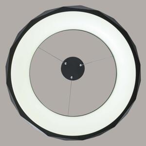 LED Lustr na lanku REUS LED/36W/230V 4000K pr. 61 cm černá