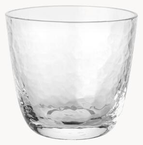 Sada ručně foukaných sklenice na vodu Hammered, 4 díly