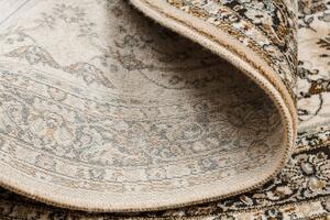 Kulatý vlněný koberec Dywilan Polonia Kordoba Sepia2 hnědý Rozměr: průměr 200 cm