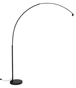 Modern black arch lamp XXL without shade