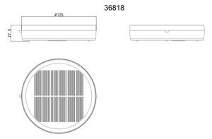 Globo 36818 - LED Přenosná solární lampa LED/3W/3,7V IP54