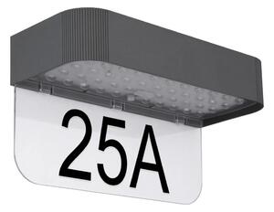 Globo 36790 - LED Solární domovní číslo LED/6W/3,7V IP54