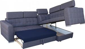 Falco Rohová sedací souprava Zara, rozkládací s úložným prostorem, pravá, šedá Inari 94