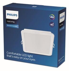 Philips 59465 LED Meson 1 stropní zápustné svítidlo 140x140mm 13W / 1300lm 6500K sqare