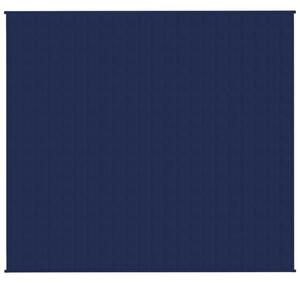 Zátěžová deka modrá 200 x 230 cm 9 kg textil
