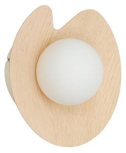 Dřevěné nástěnné světlo Kave Home Wilara 11 cm