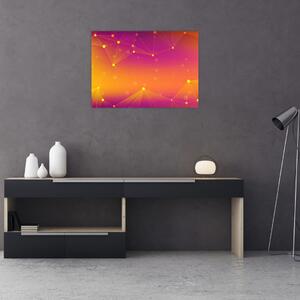 Barevný abstraktní obraz (70x50 cm)