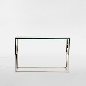 Konzolový stolek glamour ENAMON stříbrný