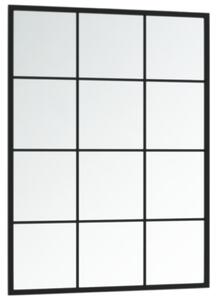 Nástěnná zrcadla 3 ks černá 80 x 60 cm kov