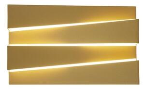Searchlight 86410GO - LED Nástěnné svítidlo SECTION LED/18W/230V zlatá