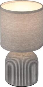 Brilo - Stolní lampa INO 1xE14/10W/230V šedá