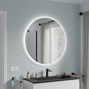 Zrcadlo s LED osvětlením VARO, vyhřívané, kulaté - 100 cm